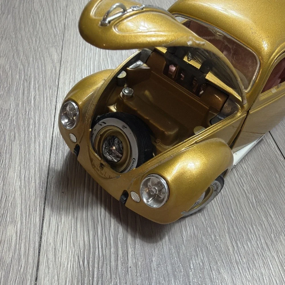Rare!! 1955 VW Bug Diecast Car Model‎ Special Edition Made In Italy BURAGO